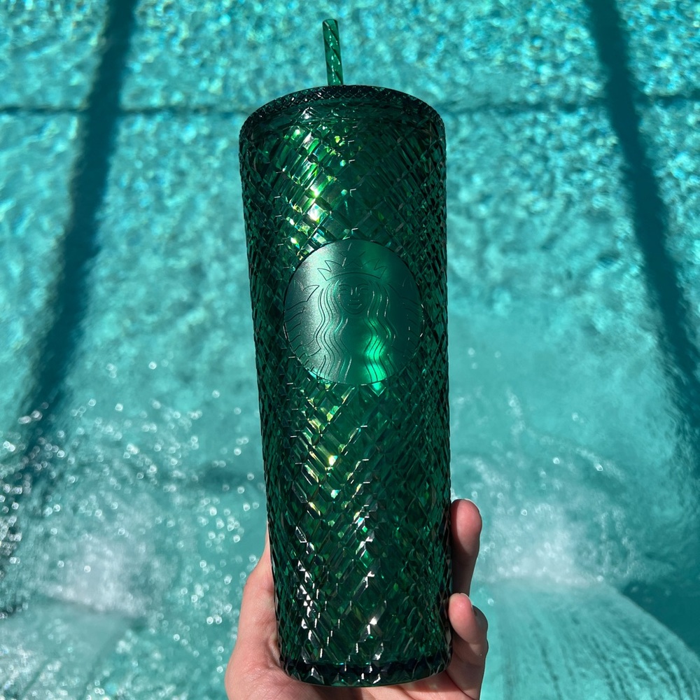 Starbucks 2022 Spring Light Green Jewel Venti Tumbler 💚 - Picture 1 of 5
